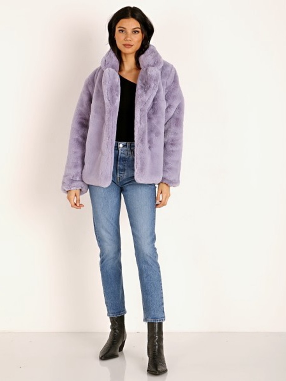 APPARIS Manon Coat in Lilac